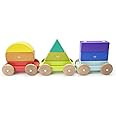 9 Piece Tegu Magnetic Shape Train Building Block Set, Rainbow | Amazon (US)
