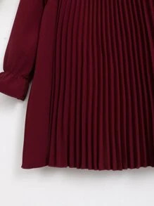 Toddler Girls Ruffle Trim Flounce Sleeve Pleated Dress
   SKU: sk2110292696251495      
         ... | SHEIN