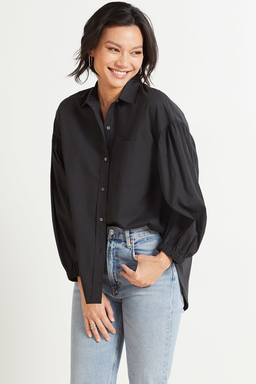 RAILS Winnie Poplin Button Down | EVEREVE | Evereve