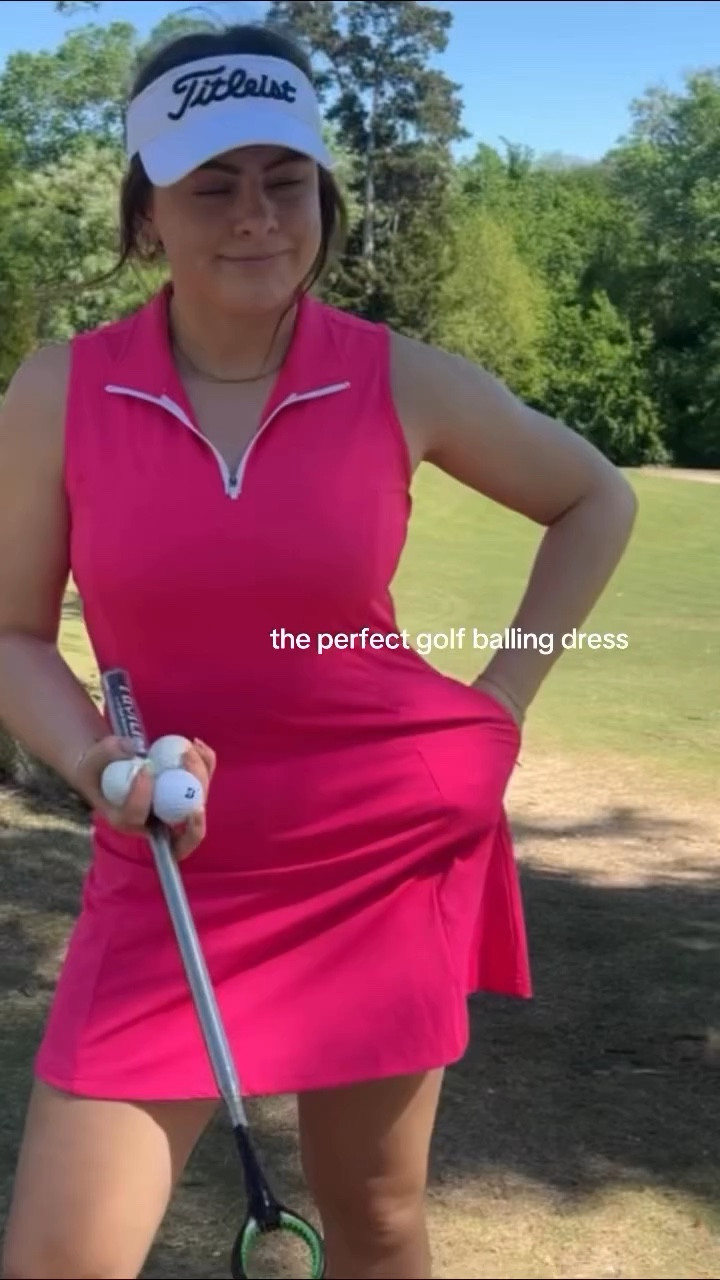 great dress from @amazonfashion that is perfect for golf ball finding
•
•
•
golf outfit, golf girlfriend, amazon golf, golf dress, gold caddy,