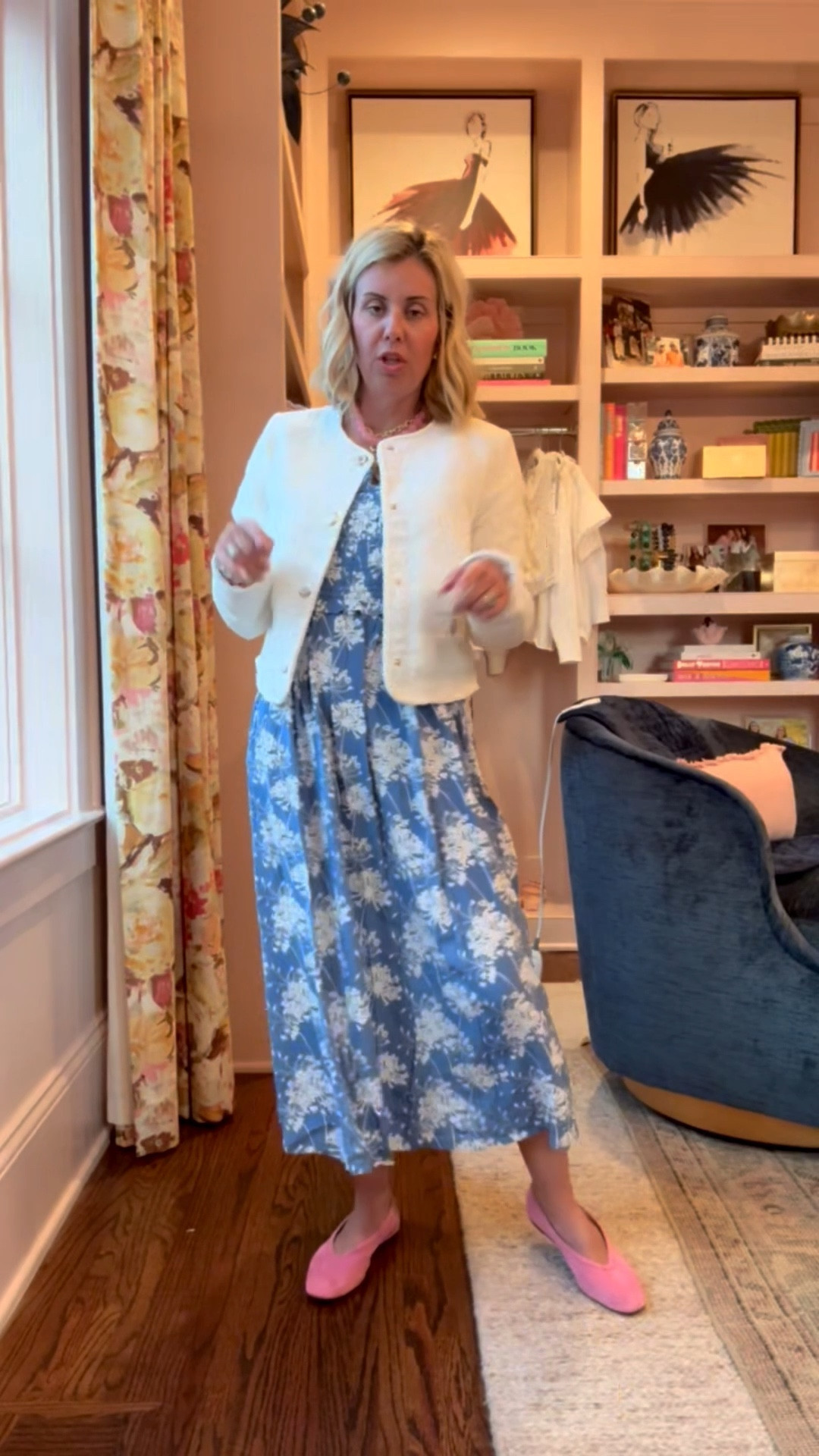 Super cute dress that ties at the shoulder. Wear now with a jacket or sweater and then all summer long! ☀️ ￼
Dress - xs
Jacket - xs
Shoes - 7.5 (half size down)

#LTKOver40 #LTKSeasonal #LTKdayinmylife