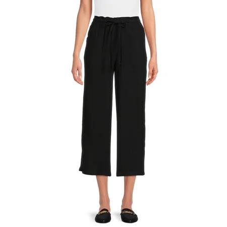 Time and Tru Women s Linen Pant | Walmart (US)