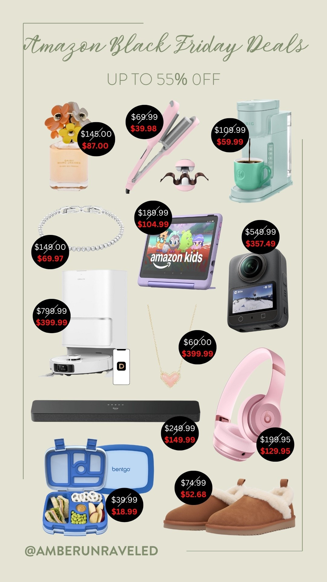 Black Friday has arrived with amazing Amazon deals offering up to 55% off on popular tech, home, and beauty items, including a hair crimper, Keurig coffee maker, and Marc Jacobs perfume. Don't miss out on discounts for home cleaning like this robot vacuum cleaner, shoes from UGG, and many more.

black friday 2025, creator favorites 2025, on sale now, coffee lover, beauty gift guide, tech gadgets, kid toys, travel finds

#LTKSaleAlert #LTKFindsUnder100 #LTKSeasonal