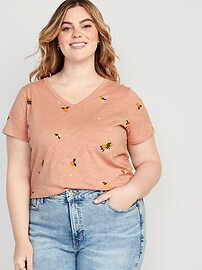 EveryWear Printed Slub-Knit T-Shirt for Women | Old Navy (US)