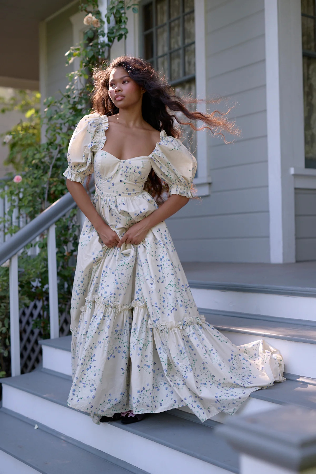 The Blue Vine Ritz Gown | Selkie Collection