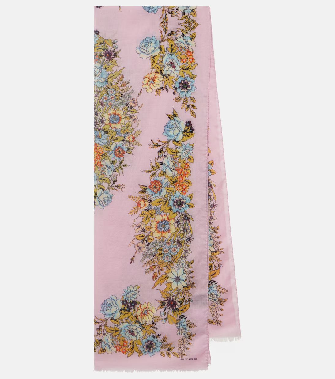 Floral cashmere, silk and wool scarf | Mytheresa (UK)