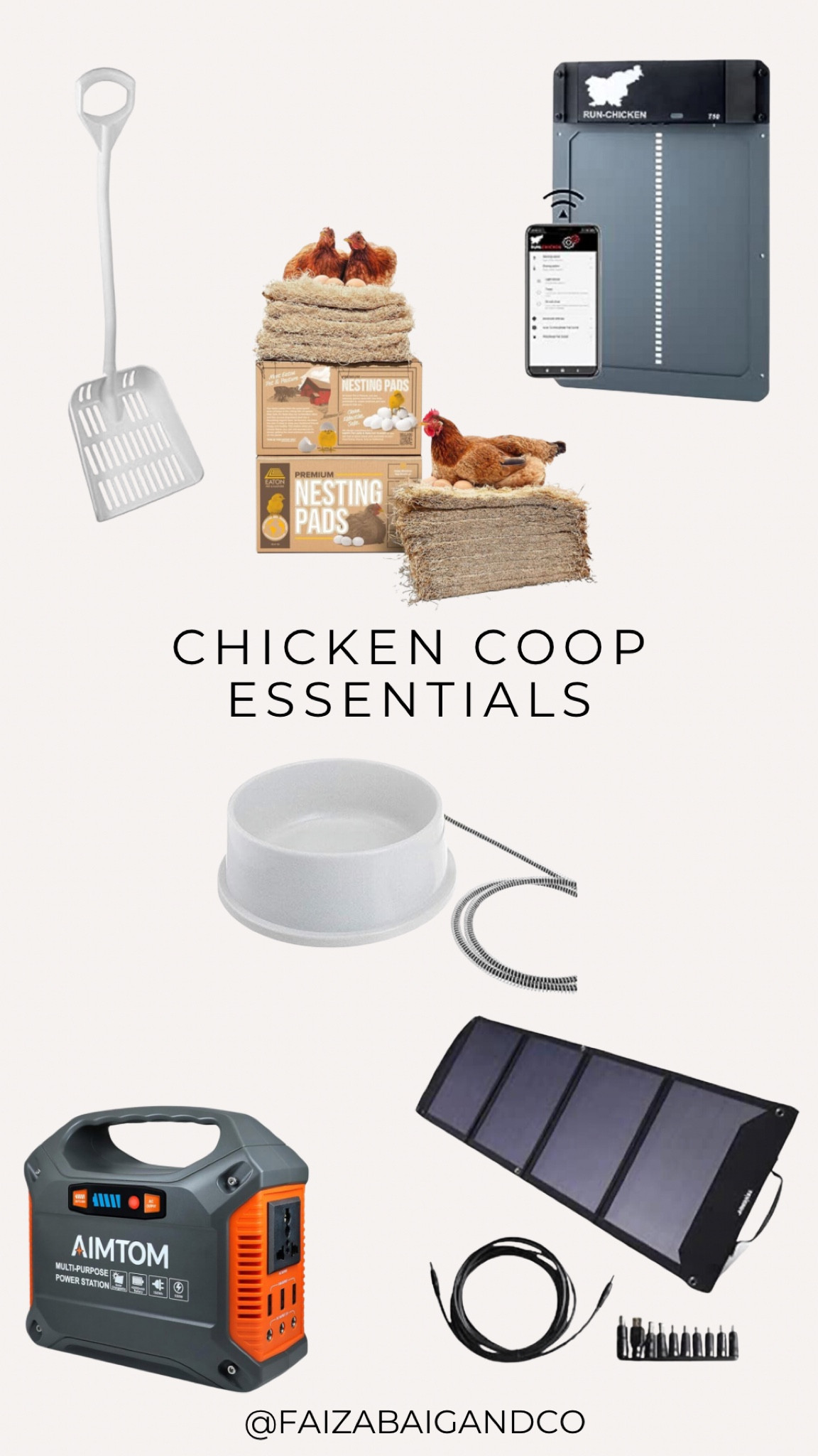 Chicken coop essentials 

#LTKhome #LTKU #LTKSeasonal