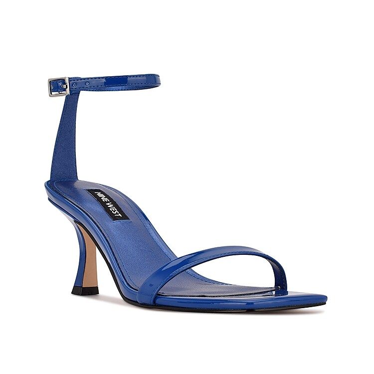 Nine West Ripe Sandal | Women's | Blue | Size 8 | Heels | Sandals | Ankle Strap | Kitten | DSW