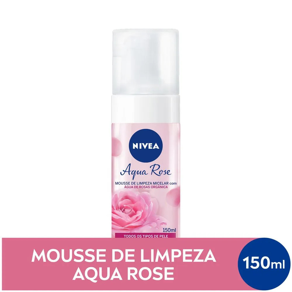 Nivea Mousse De Limpeza Aqua Rose 150Ml | CompraCerta (BR)
