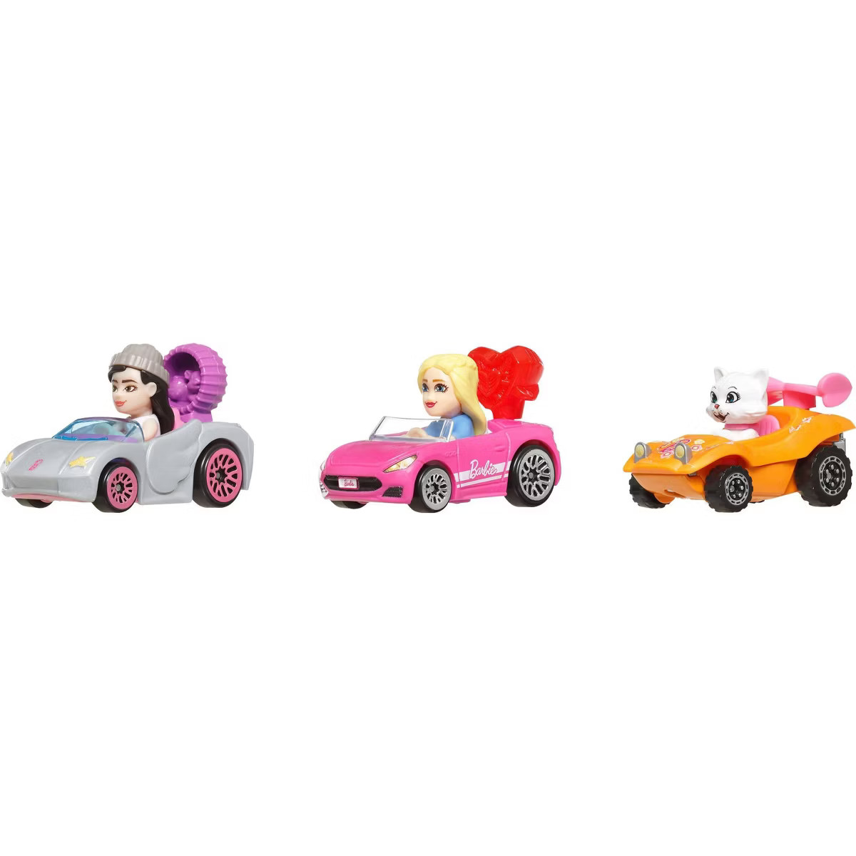 Hot Wheels RacerVerse Barbie Diecast Toy Car - 3pk Style 1 | Target