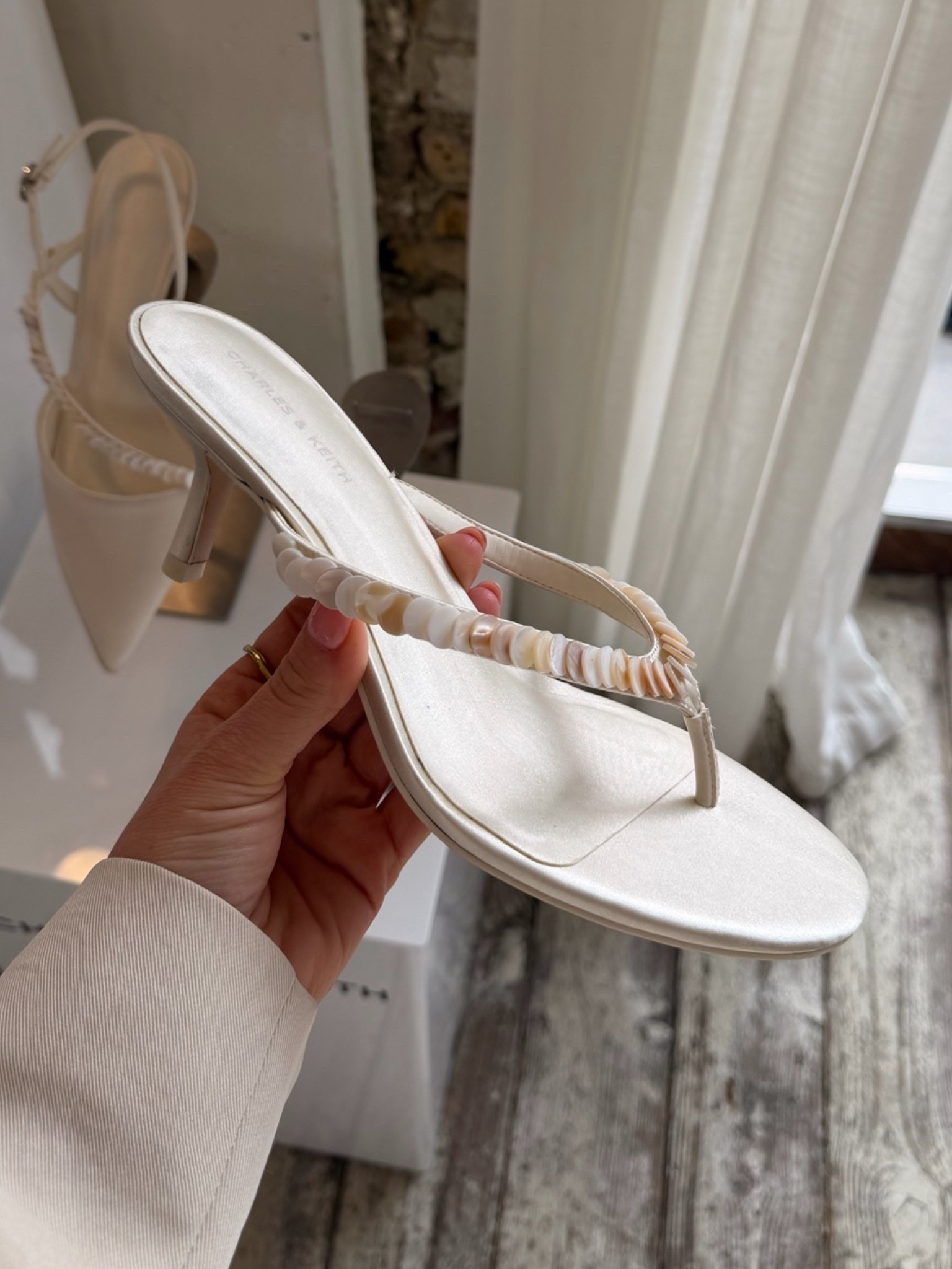 The perfect holiday heel 🐚✨

Holiday shoes, summer shoes, summer heels, shell heels, summer sandals, heeled sandals, Charles & Keith

#LTKuk #LTKsummer #LTKshoes