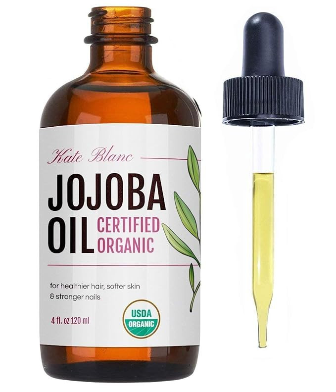 Jojoba Oil for Skin, Face & Hair Growth (4oz) - Kate Blanc Cosmetics. Golden Jojoba Oil Organic F... | Amazon (US)