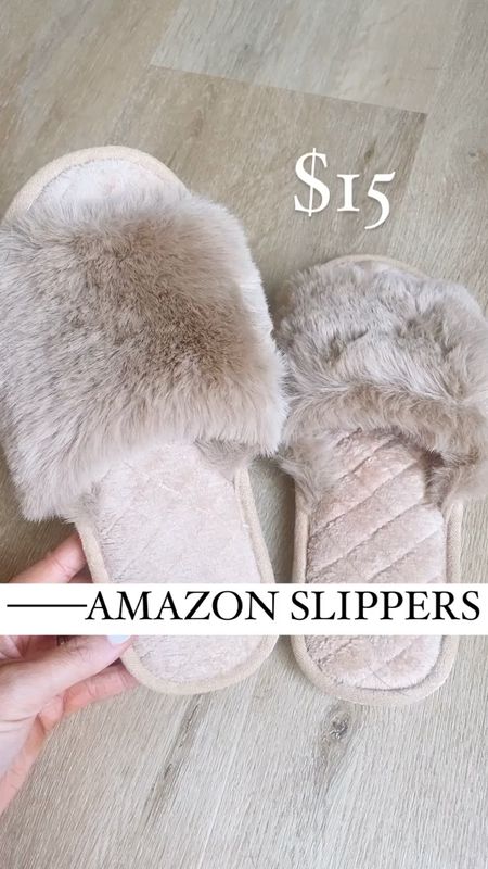 Best Amazon slippers for $15 - super cozy 🤍

amazon home, amazon home finds, amazon loungewear, amazon slippers 

#LTKstyletip #LTKshoecrush #LTKfindsunder50
