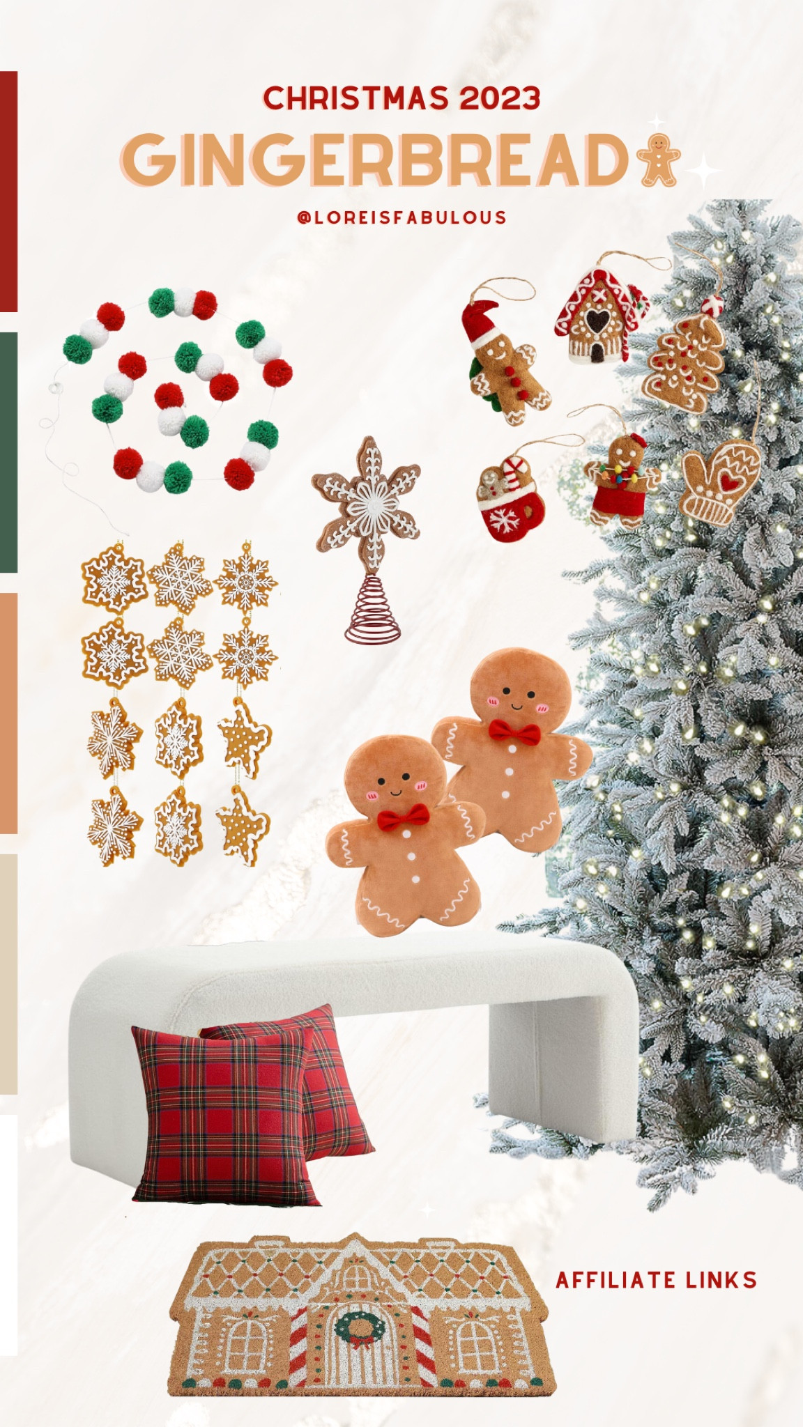 My Theme for Christmas 2023 is Gingerbread! I wanted something whimsical and fun for my cookie-loving kids. 

#LTKHoliday #LTKHolidaySale #LTKSeasonal