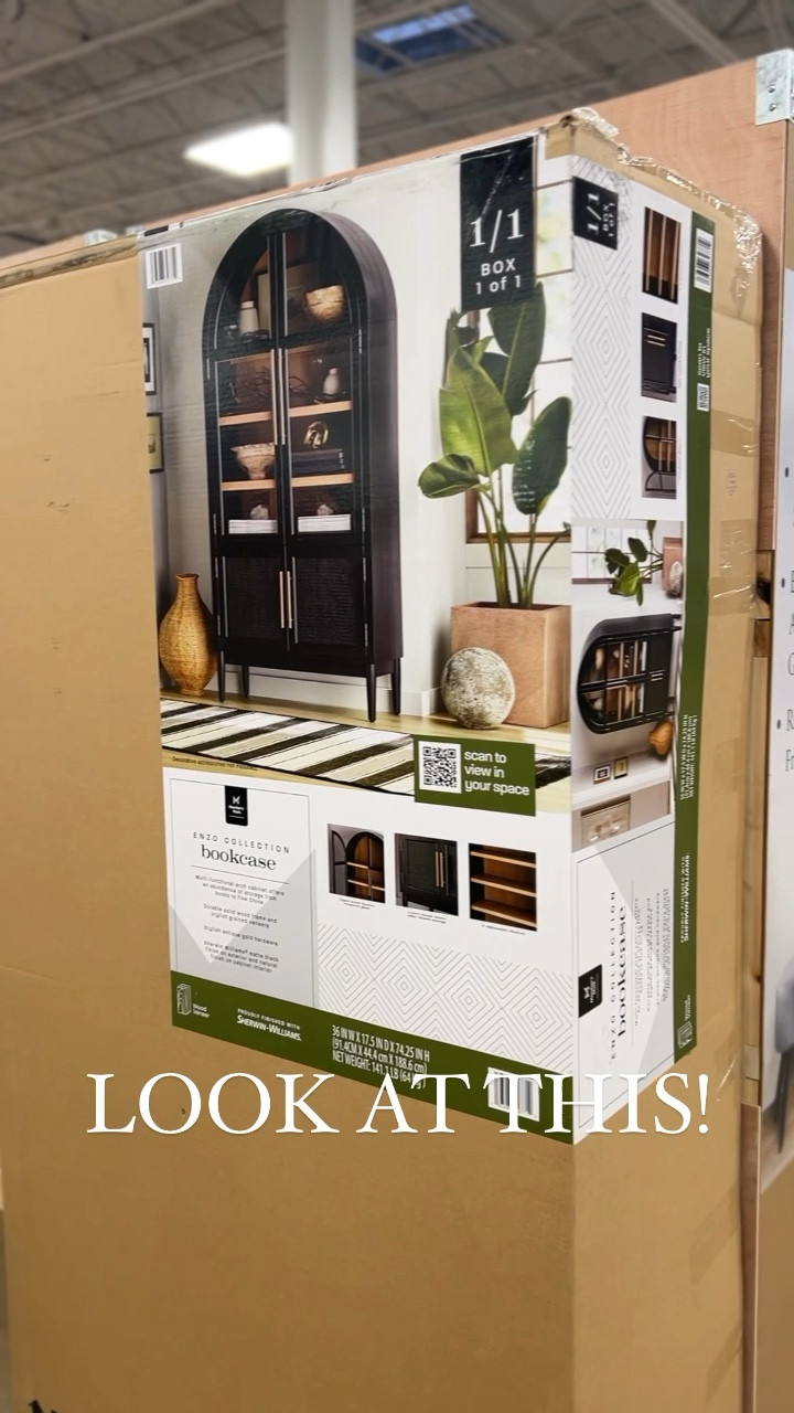 Home decor, designer look for less, black arch cabinet, modern organic, wood cabinet 

#LTKhome #LTKVideo #LTKsalealert