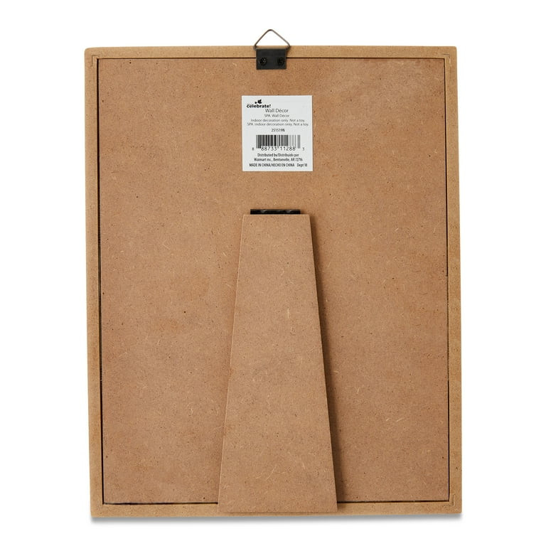 Pumpkin Embroidered Framed Wall Decor, Orange & White, 8" x 10", Harvest by Way To Celebrate | Walmart (US)