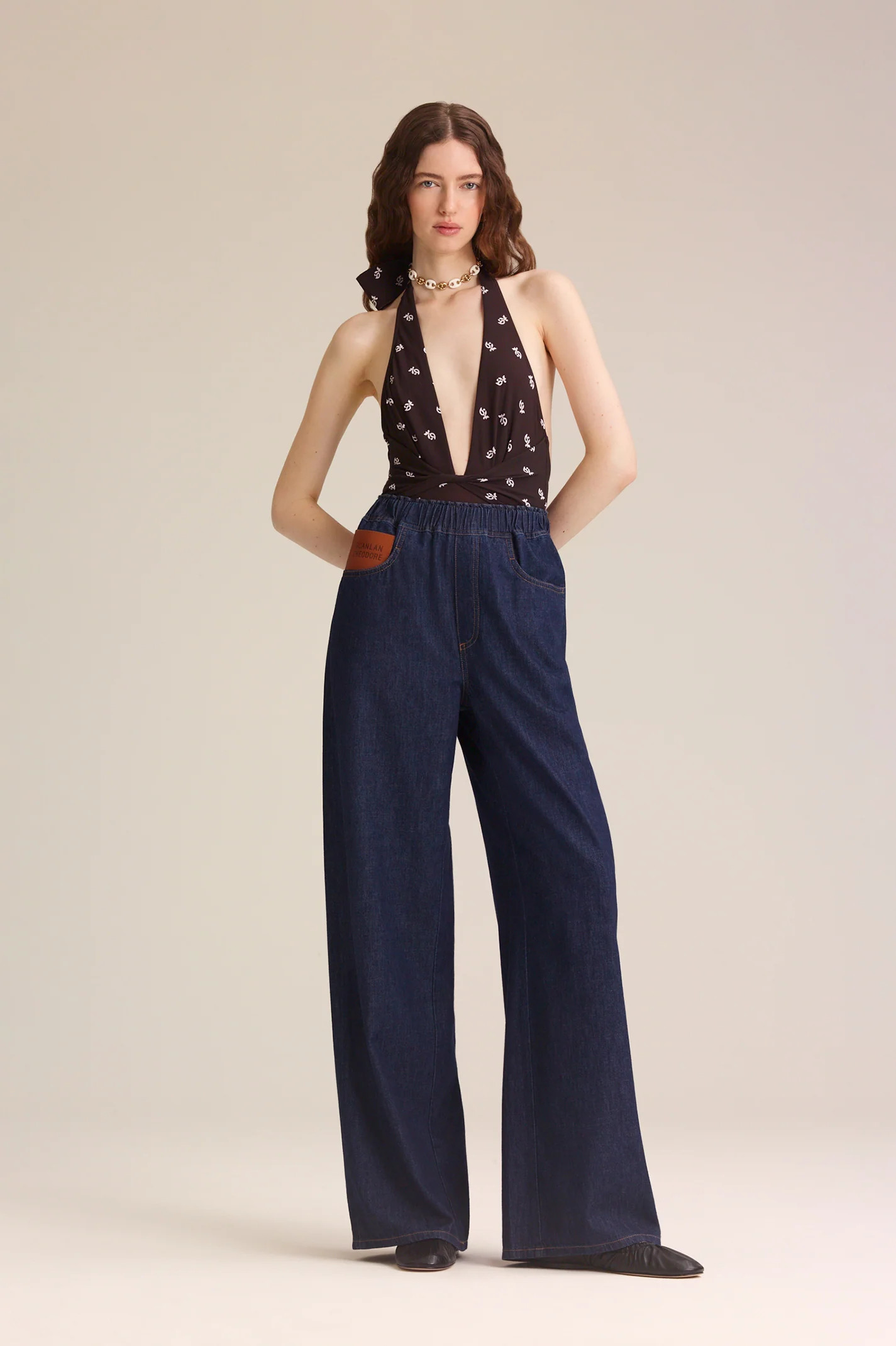 DENIM SOFT WAIST JEAN - INDIGO.8 - Scanlan Theodore | Scanlan Theodore