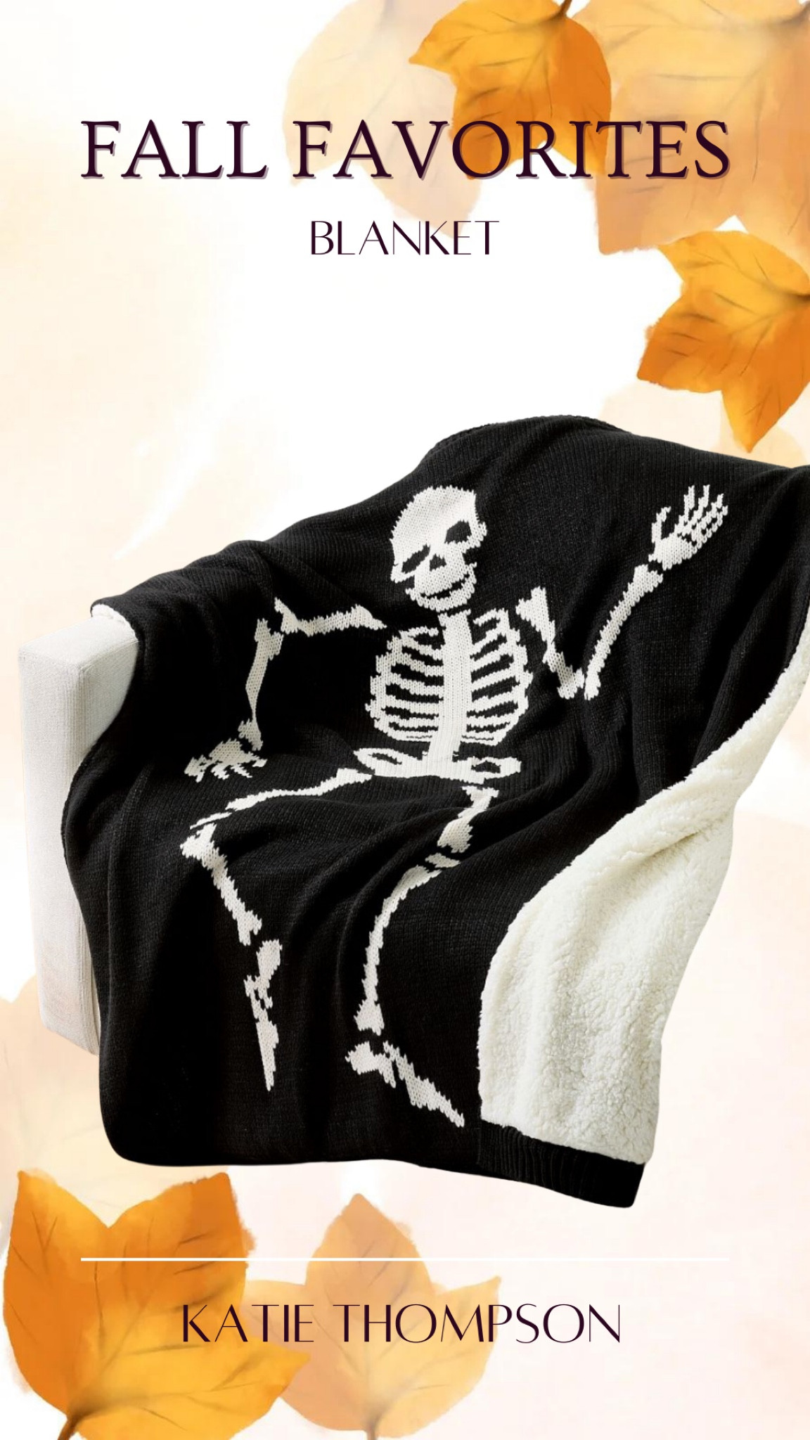 Fall Blanket, Skeleton Blanket, Halloween Barefoot Dreams Style Blanket, Halloween 2024 Haul

#LTKSeasonal #LTKSummerSales #LTKHome
