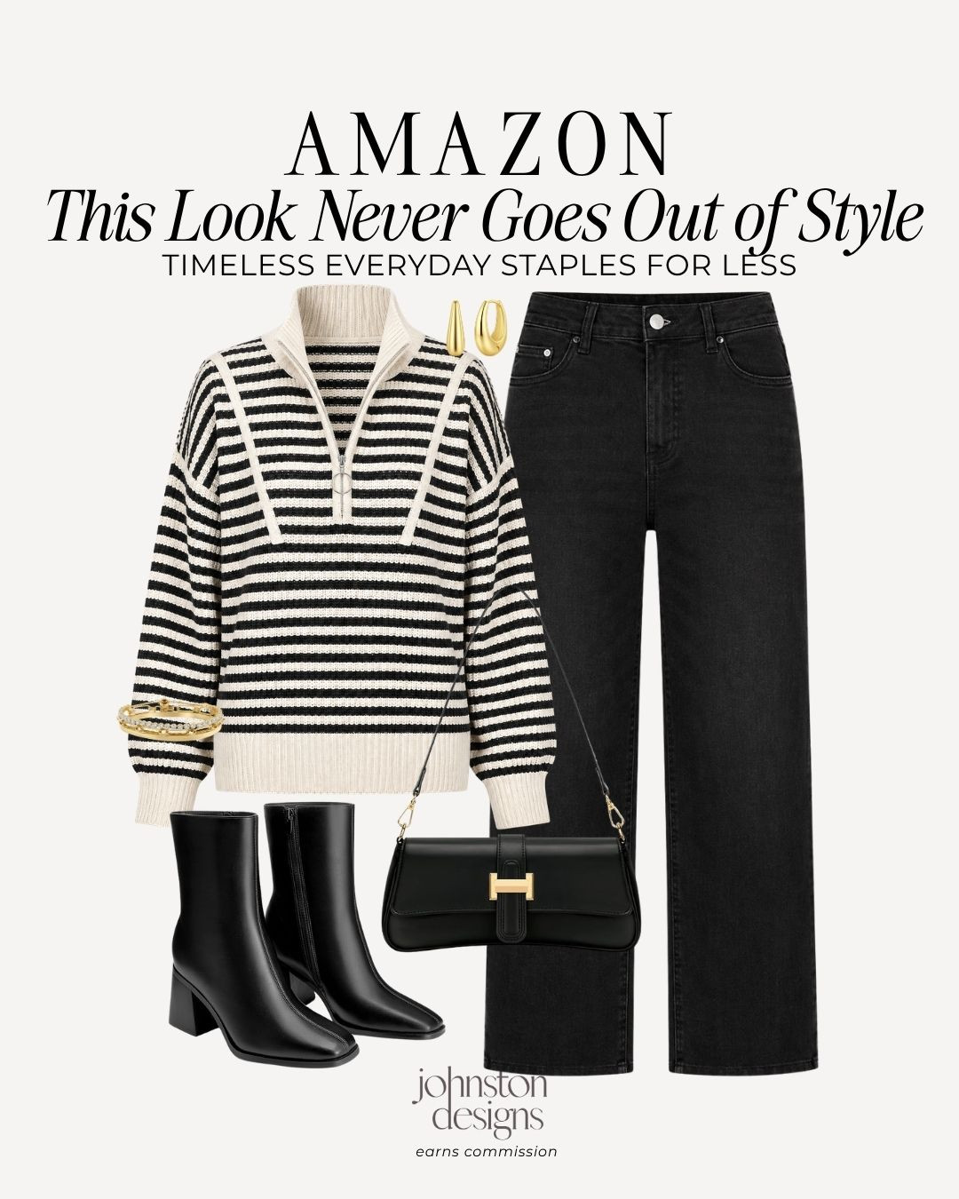 Black and white is always a good idea. 🖤 This striped sweater, black denim and sleek ankle boots create a timeless Amazon outfit you can wear for workdays, dinner plans and everything in between.

Amazon black and white outfit, striped sweater outfit, black wide-leg jeans, women’s ankle boots, timeless fall fashion, Amazon capsule wardrobe, affordable everyday outfit, classic autumn style

#amazonfinds #amazonfashion #blackandwhiteoutfit #fallfashion #capsulewardrobe #stripedsweater #blackdenim #classicstyle #outfitinspiration
 

 #LTKootd #LTKSeasonal