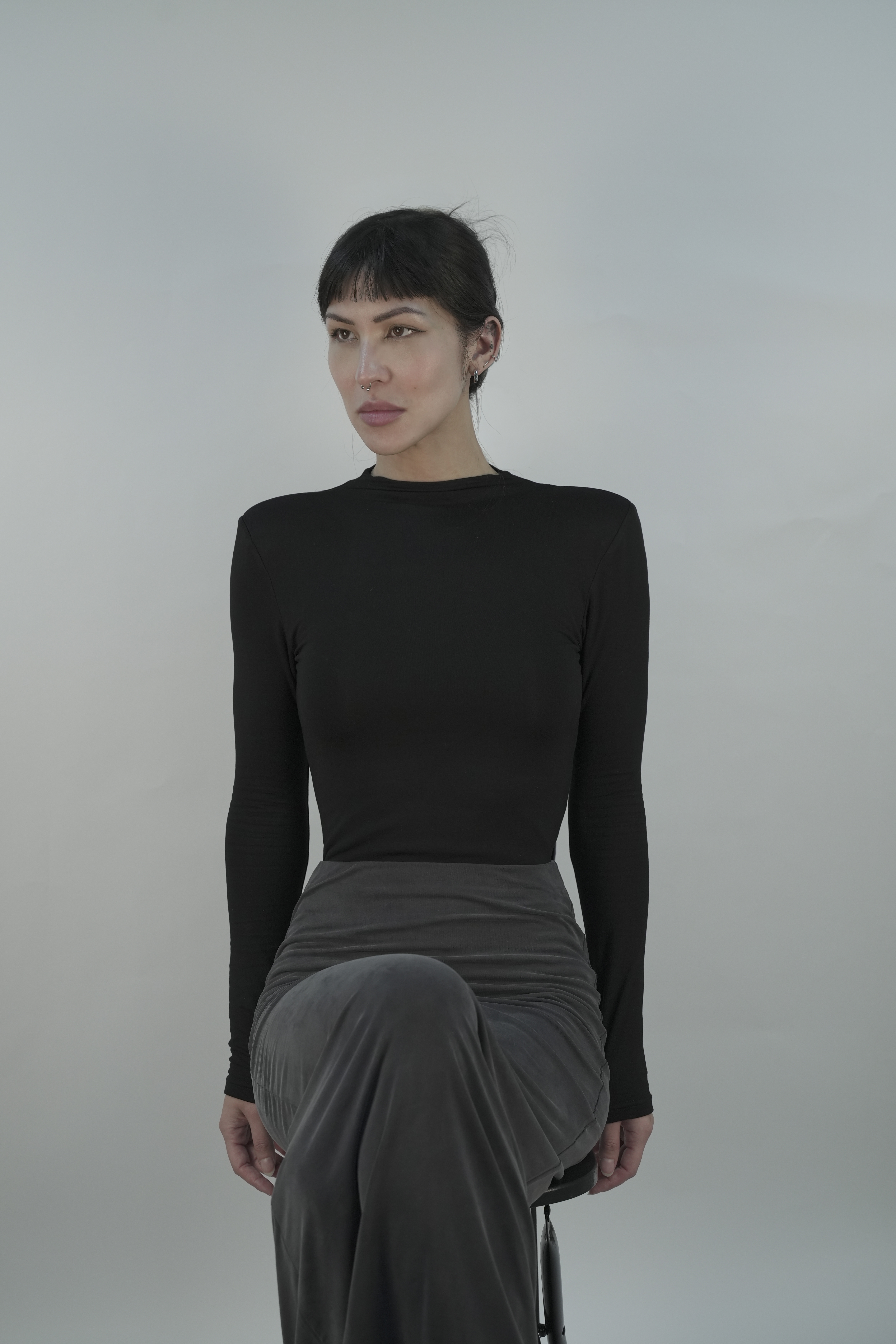 I love when a strong silhouette on top is softened with a feminine drape below. Currently obsessed with any item of clothing that has ‘power shoulders’ and this piece is still minimal enough to wear as an everyday look.

(Forgive a girl for not brushing/styling her hair properly before shooting 🎀)
 

 #LTKFashionMonth #LTKeurope #LTKdatenight