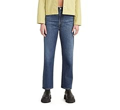 Levi's Women's Premium Ribcage Straight Ankle Jeans | Amazon (US)