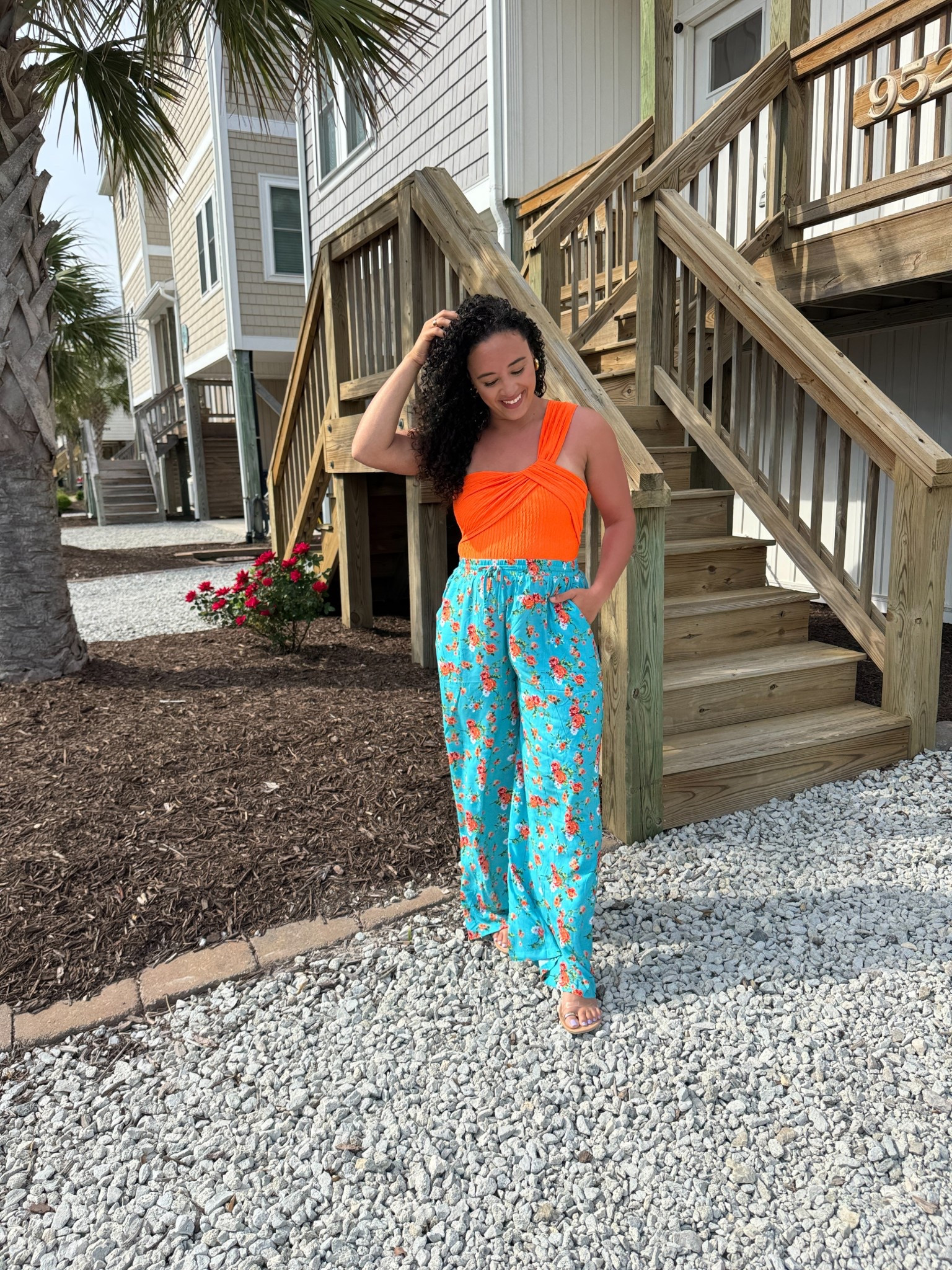 Size large in the bodysuit and size medium pants! Perfect comfy vacation outfit 

#LTKTravel #LTKSeasonal #LTKStyleTip