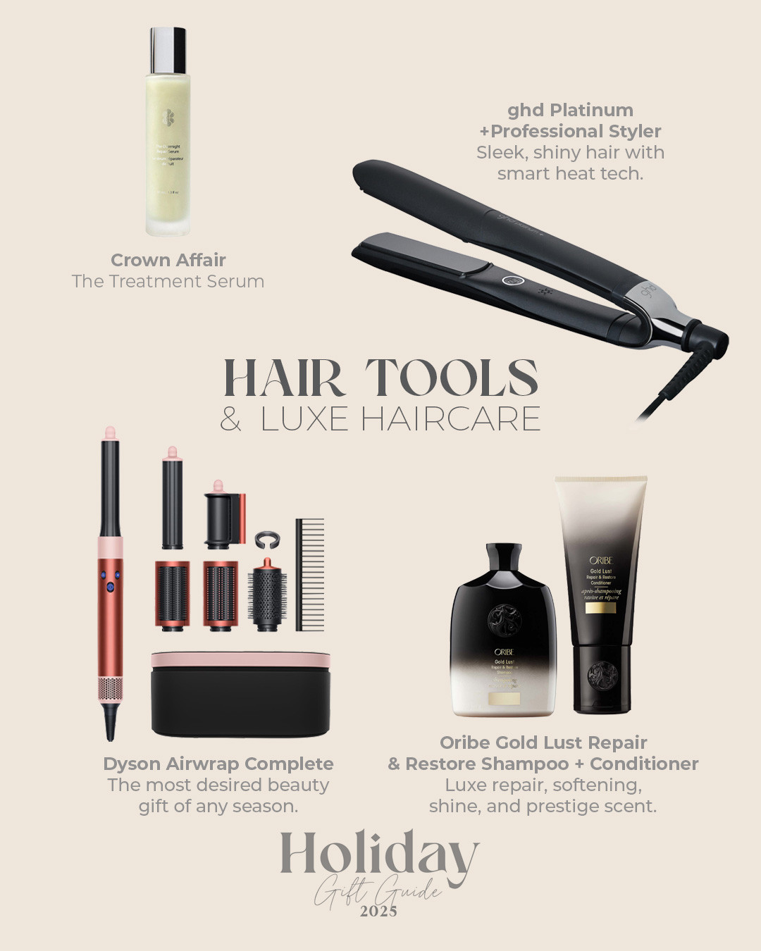 If you want to have salon results at home, these hair tools and luxe haircare products are your go-to. 🤍✨

 

 #LTKGiftGuide #LTKHoliday #LTKBeauty