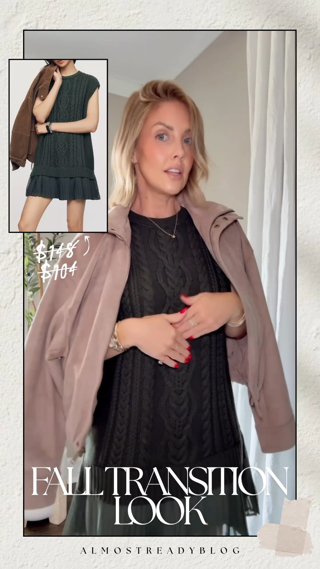 On sale for a limited time! Wearing XS Petite / size down one in these jeans linked, everything else is true to size

Sale alert, prefall fashion, transitional outfits, summer to fall outfits, fall dresses, jackets, outerwear, Amanda west, almost_readyblog

#LTKSaleAlert #LTKSeasonal #LTKootd