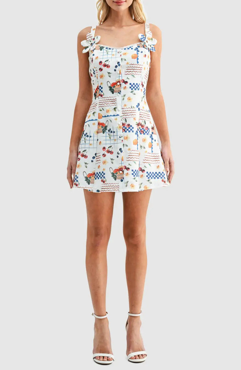 Fruit Print Minidress | Nordstrom