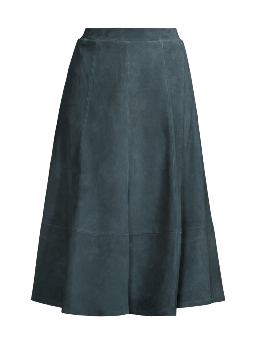 Amanda Suede A-Line Skirt | Saks Fifth Avenue