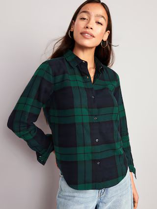Classic Flannel Shirt for Women | Old Navy (US)