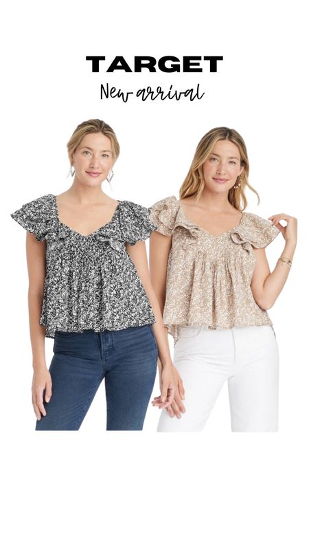The cutest ruffle short sleeve blouse at Target! 

#LTKStyleTip #LTKSeasonal #LTKFindsUnder50