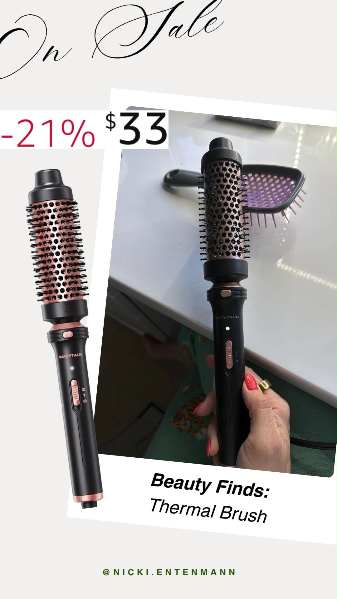 Smooth styling meets effortless shine with this thermal brush that tames frizz and adds volume in minutes. Everyday hair routines feel easier and more polished with this tool. 💇‍♀️🔥✨  
#thermalbrush #hairstyling #haircare #beautytools #style #shopping #trend #womensfashion #hairgoals #modernlooks #dailyessentials 

 #LTKgrwm #LTKSaleAlert #LTKBeauty