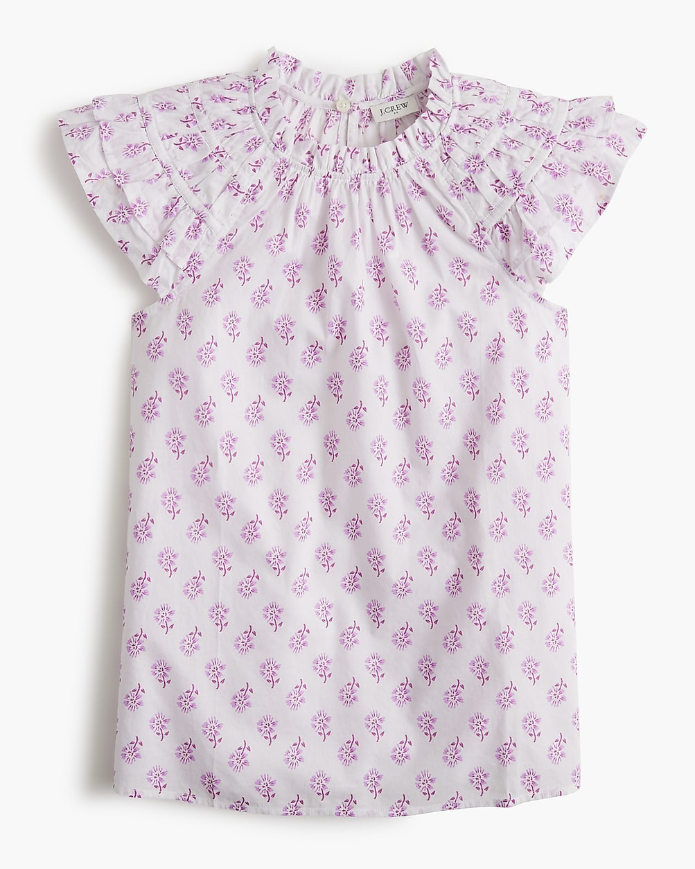 Flutter-sleeve top | J.Crew Factory