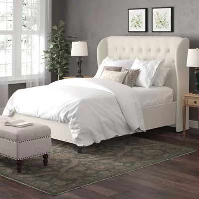 Elsa Tufted Upholstered Low Profile Standard Bed Wayfair Custom Upholstery™ Size: Queen, Body Fabric | Wayfair North America