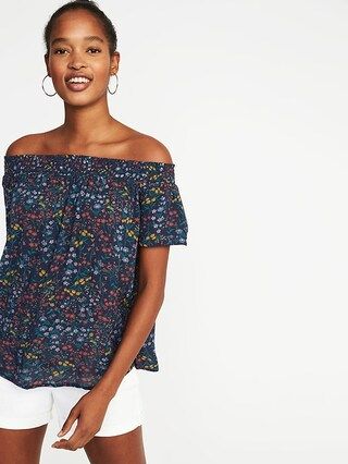 Relaxed Cold-Shoulder Top for Women | Old Navy US