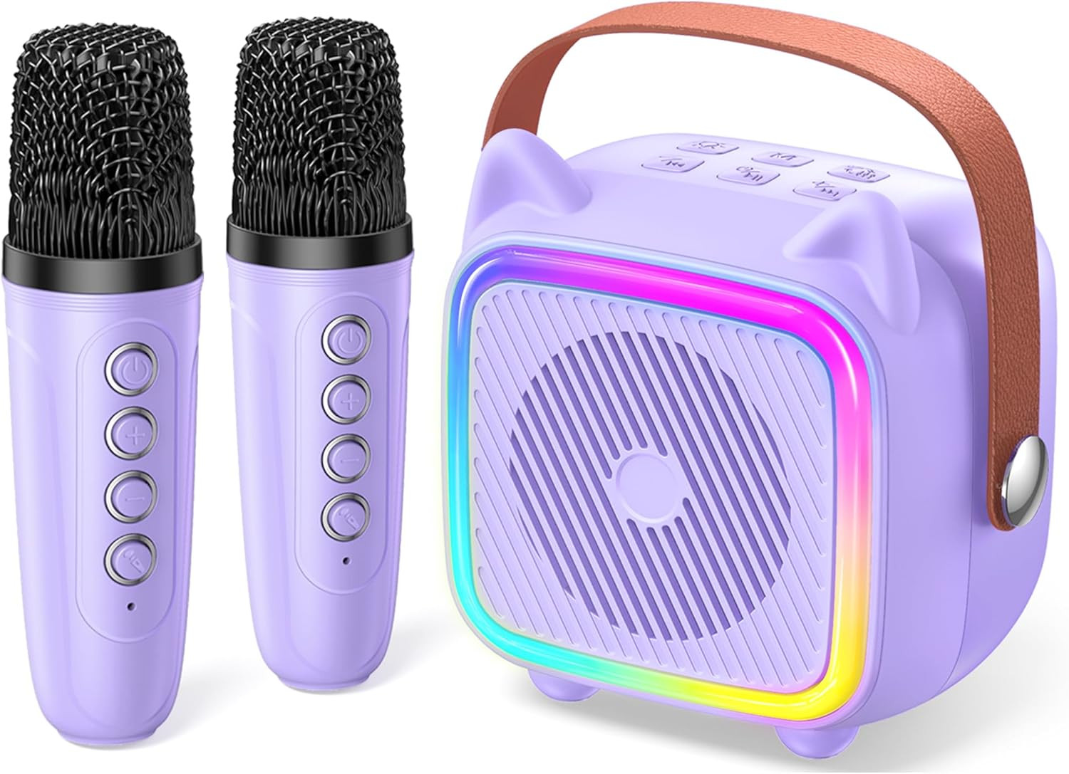 Mini Karaoke Machine for Kids: SXH Portable Karaoke Machine with 2 Bluetooth Wireless Microphones... | Amazon (US)