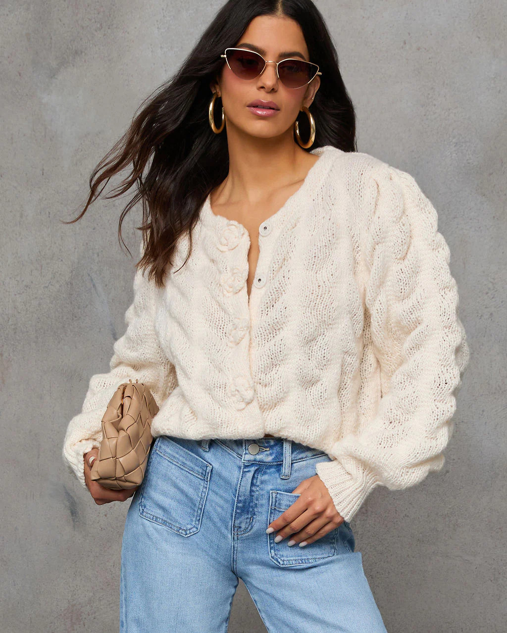 Moon Sky Chunky Knit Cardigan | VICI