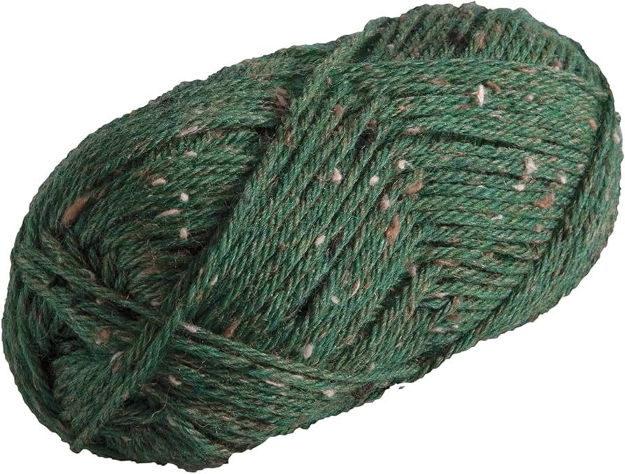 Knit Picks Wool of The Andes Worsted Weight Donegal Tweed Green Yarn (1 Ball - Forest Heather) | Amazon (US)