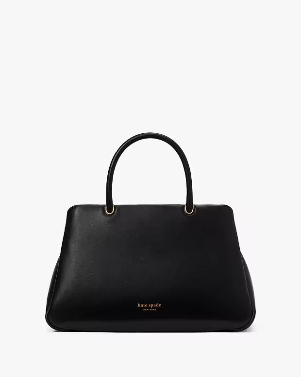 Grace Fine Grain Leather Medium Satchel | Kate Spade (US)