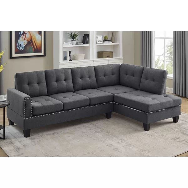 Louden 98" Wide Right Hand Facing Sofa & Chaise | Wayfair Professional