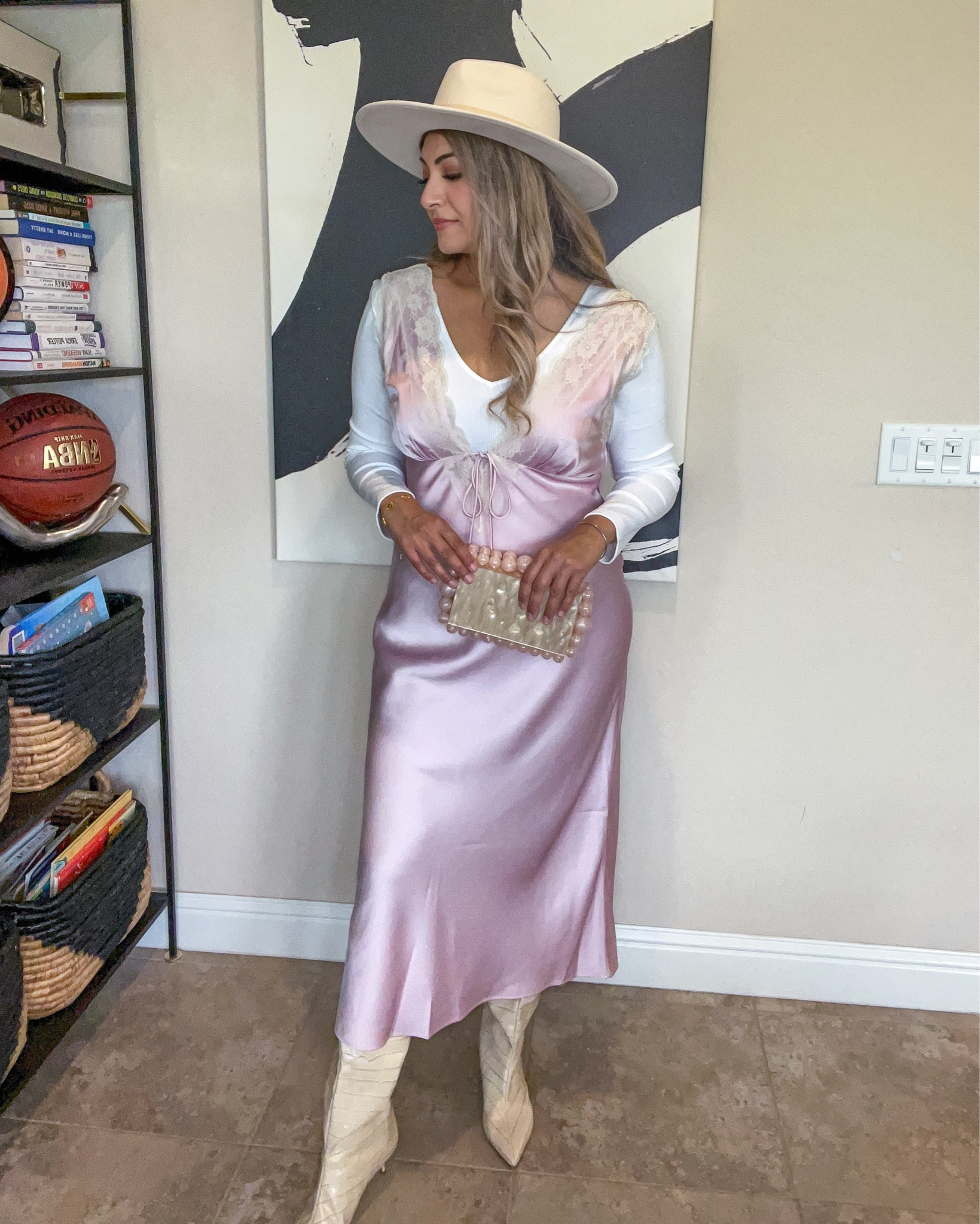 Abercrombie and fitch is having a sale and I’m sharing this favorite fall outfit. It’s great for a concert or fall date night! This lace satin dress is so chic and sexy! I paired with a ribbed shirt and boots!

Size:
Wearing large dress and ribbed top
Paired with clutch bag from amazon and white boots

midsize fall outfit / country concert  / cool mom outfit  / fall outfits  / weekend outfit / brunch outfit  / size 12 / size 10 / hourglass outfit / party outfit / concert outfit / fall event / thanksgiving/ fall wedding guest / lace dress / formal dress /pink dress

#LTKwedding #LTKSale #LTKmidsize