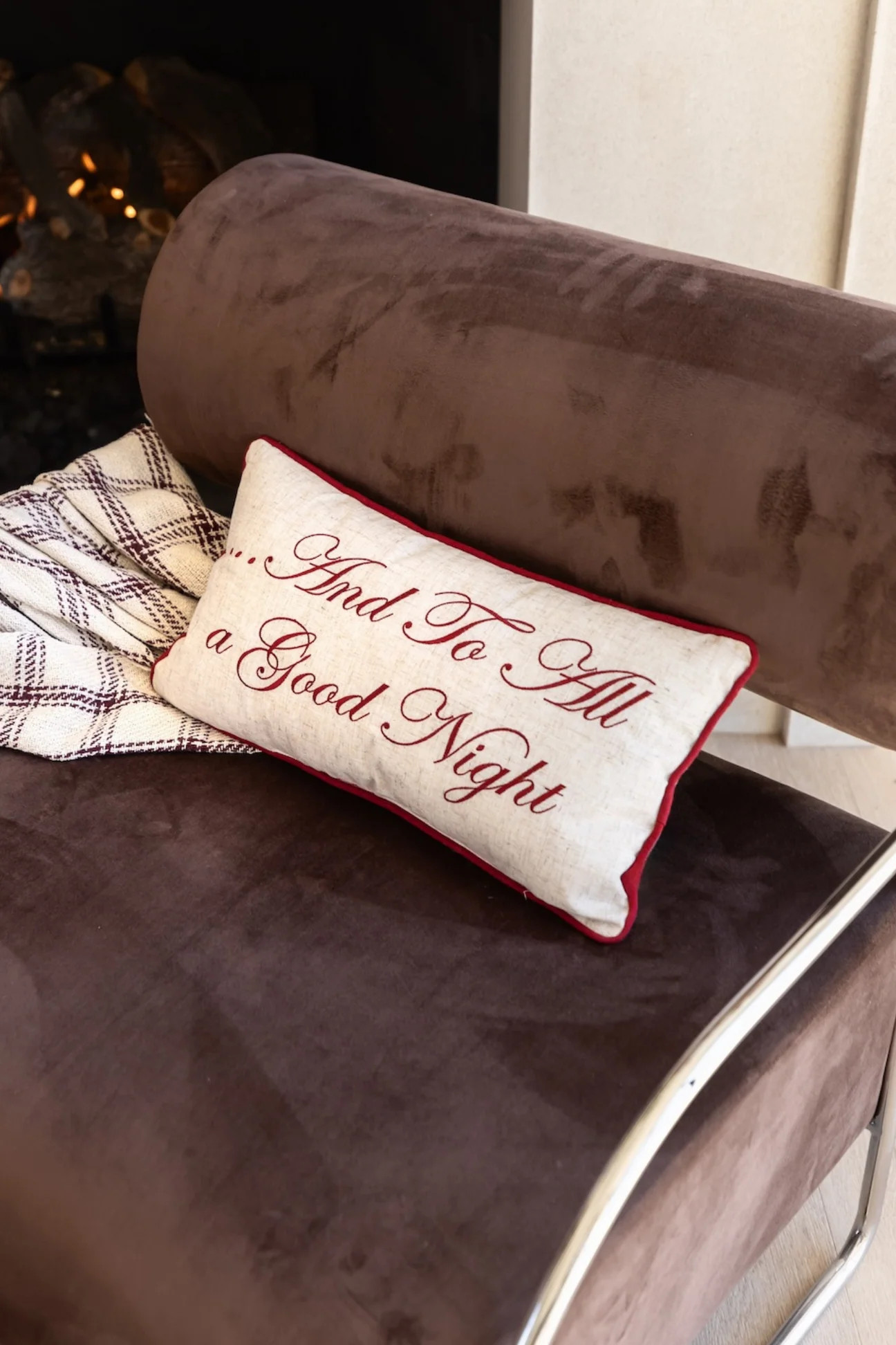To All A Good Night Pillow | THELIFESTYLEDCO