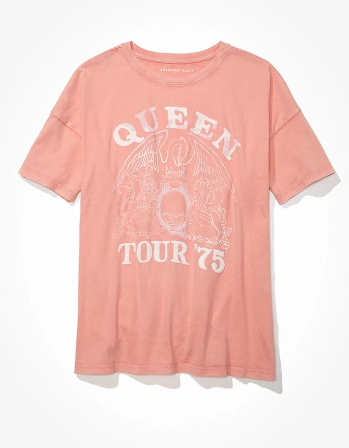 AE Distressed Queen Graphic Tee | American Eagle Outfitters (US & CA)