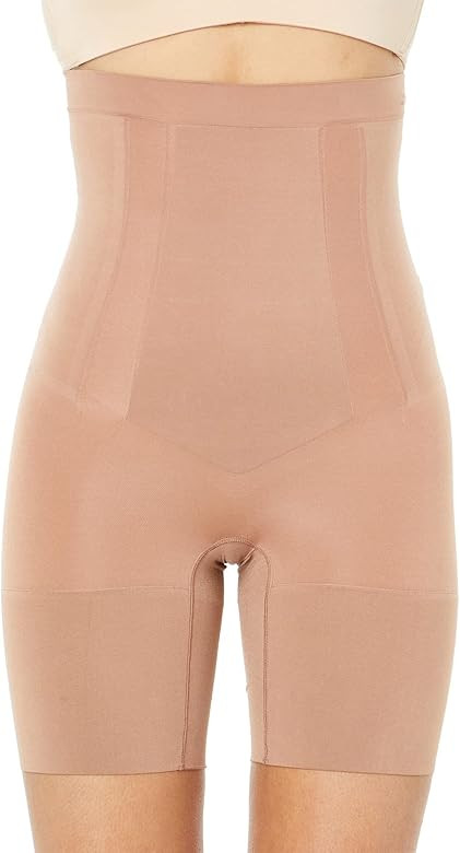 SPANX Shapewear for Women Oncore High-Waisted Mid-Thigh Short Cafe Au Lait SM One Size at Amazon ... | Amazon (US)