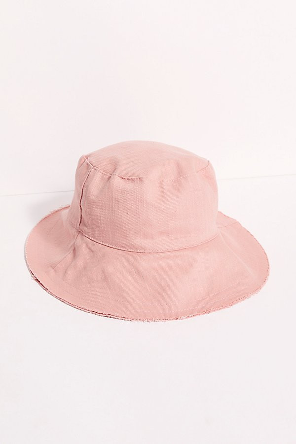 Ju Ju Frayed Bucket Hat by Free People, Pink, One Size | Free People (Global - UK&FR Excluded)