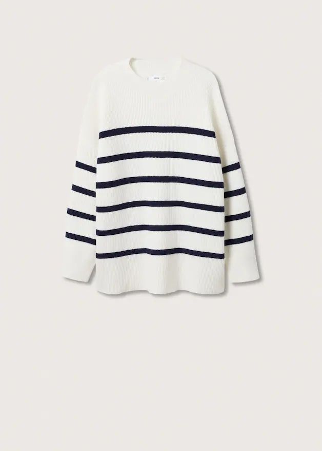 Striped rib sweater | MANGO (US)