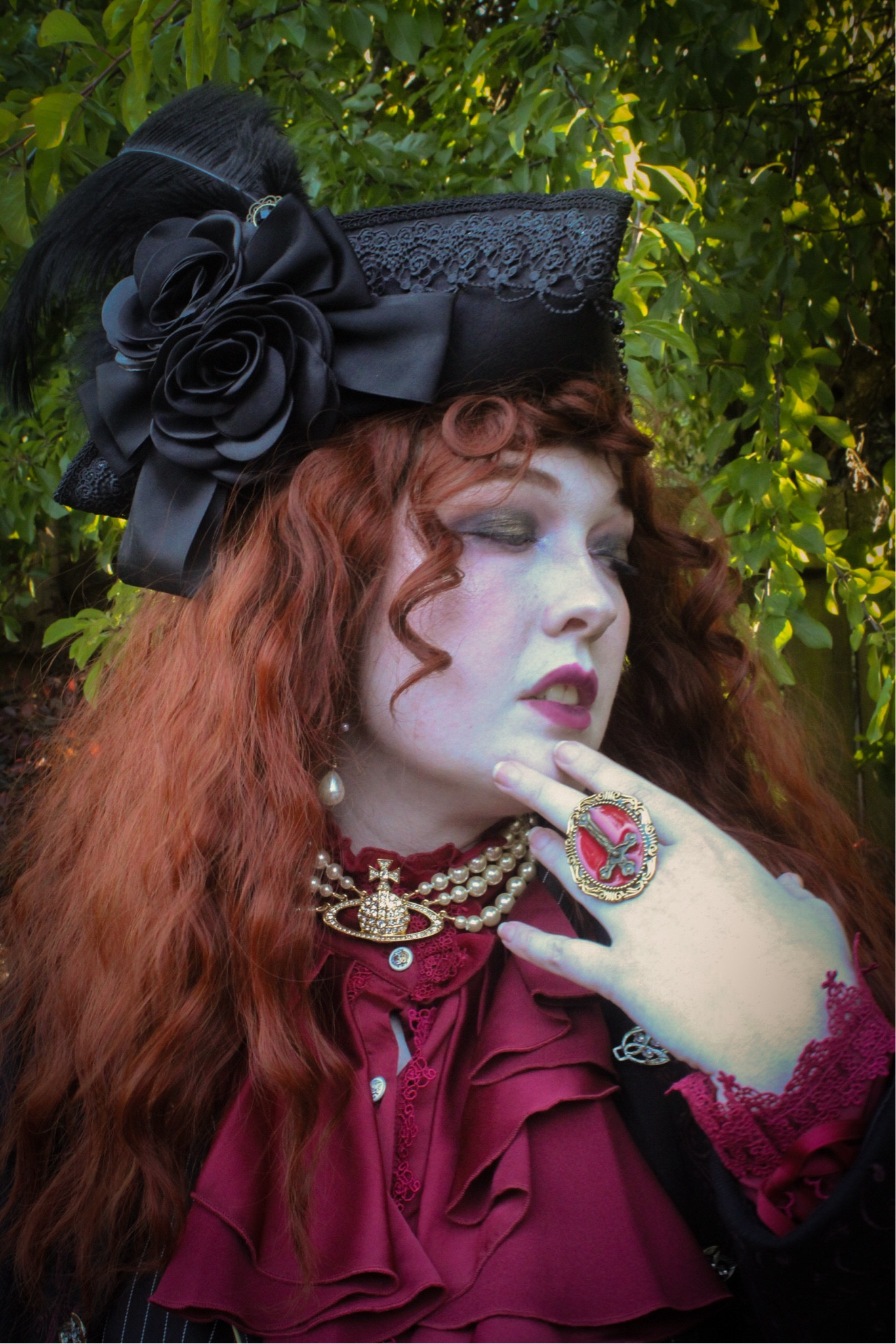 It’s not very often that I wear gothic…but when i do 🫡

#LTKBeauty #LTKFindsUnder100 #LTKStyleTip