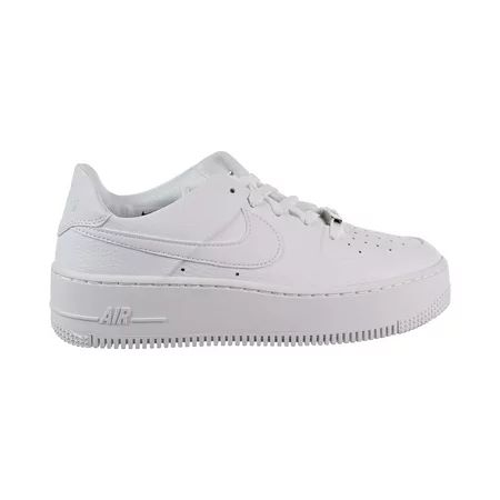 Nike Air Force 1 Sage Low Women's Shoes White/White ar5339-100 | Walmart (US)