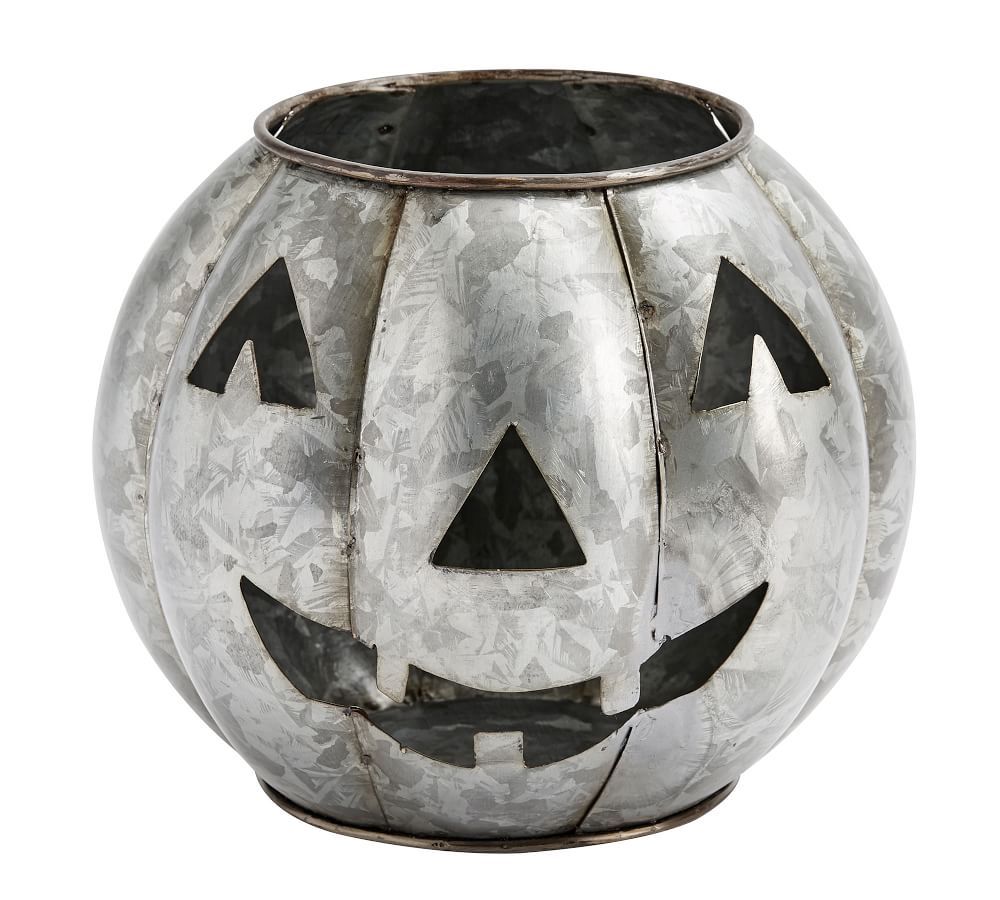 Metal Jack-O-Lanterns - Galvanized | Pottery Barn (US)
